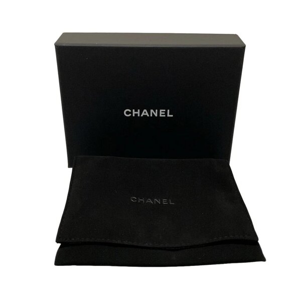 Auth CHANEL Matelasse AP4173 Black Grained Calfskin Trifold Wallet Gold hardware - Picture 11 of 11